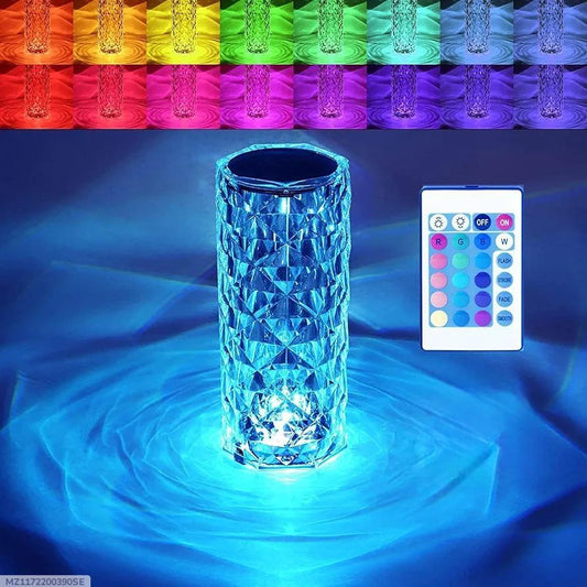 Rechargeable LED Table Lamp – 16-Color Mood Lighting with Remote
