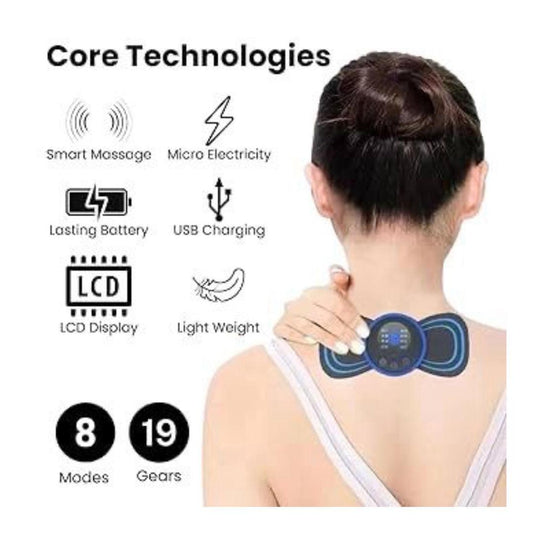 EMS Butterfly Massager – Rechargeable Deep Muscle Relief Device